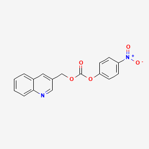 4-Nitrophenyl (quinolin-3-yl)methyl carbonate