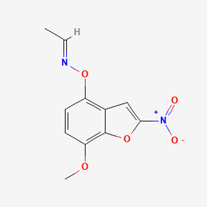 Acetaldehyde O-(7-methoxy-2-nitrobenzofuran-4-yl) oxime