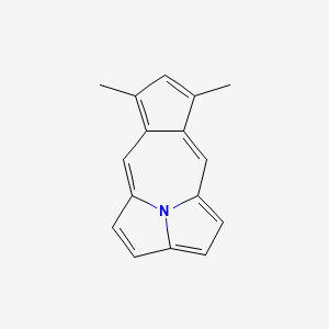 Cyclopent(4,5)azepino(2,1,7-cd)pyrrolizine, 6,8-dimethyl-