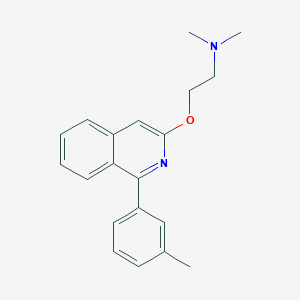 N,N-Dimethyl-2-{[1-(3-methylphenyl)isoquinolin-3-yl]oxy}ethan-1-amine