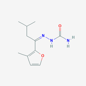 2-(3-Methyl-1-(3-methylfuran-2-yl)butylidene)hydrazinecarboxamide