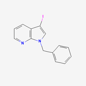 molecular formula C14H11IN2 B1521057 1-benzyl-3-Iodo-7-azaindole CAS No. 1093759-51-3