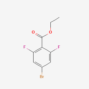 molecular formula C9H7BrF2O2 B1521063 Ethyl 4-bromo-2,6-difluorobenzoate CAS No. 773139-36-9