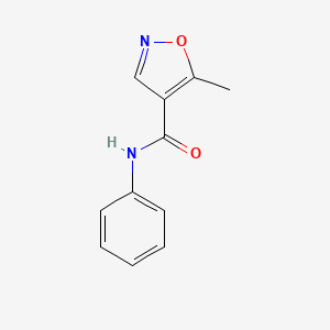 4-Isoxazolecarboxamide, 5-methyl-N-phenyl-