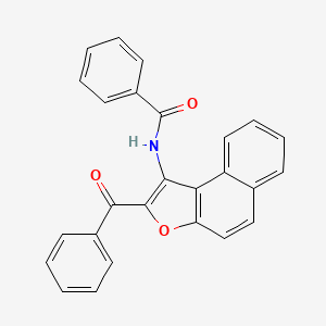 Benzamide, N-(2-benzoylnaphtho[2,1-b]furan-1-yl)-