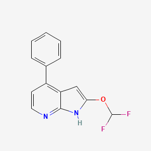 2-(Difluoromethoxy)-4-phenyl-1H-pyrrolo[2,3-b]pyridine