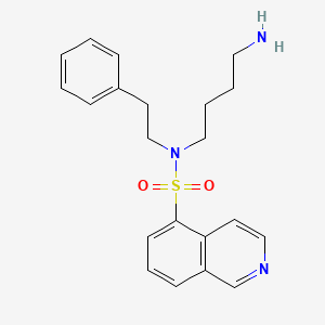 N-(4-Aminobutyl)-N-(2-phenylethyl)isoquinoline-5-sulfonamide