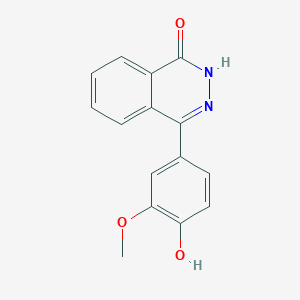 4-(3-Methoxy-4-oxocyclohexa-2,5-dien-1-ylidene)-3,4-dihydrophthalazin-1(2H)-one