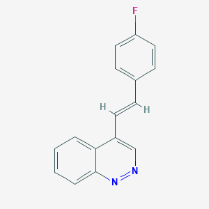 4-(4-Fluorostyryl)cinnoline