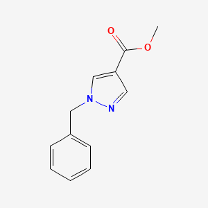 molecular formula C12H12N2O2 B1521088 1-苄基-1H-吡唑-4-甲酸甲酯 CAS No. 861135-90-2