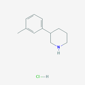 molecular formula C12H18ClN B1521090 3-(3-Methylphenyl)Piperidine Hydrochloride CAS No. 1184977-99-8