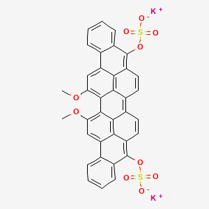 Dipotassium 16,17-dimethoxyanthra(9,1,2-cde)benzo(rst)pentaphene-5,10-diyl bis(sulphate)