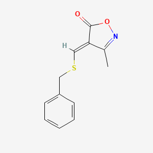 (E)-4-((Benzylthio)methylene)-3-methylisoxazol-5(4H)-one