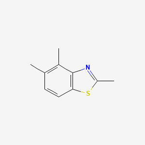 molecular formula C10H11NS B1521107 2,4,5-三甲基苯并[d]噻唑 CAS No. 401936-07-0