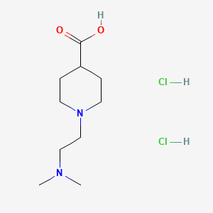 molecular formula C10H22Cl2N2O2 B1521120 1-(2-二甲氨基乙基)-哌啶-4-羧酸二盐酸盐 CAS No. 1185304-27-1