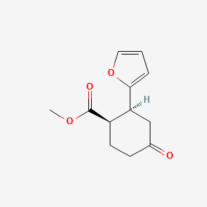 Cis-methyl 2-(furan-2-yl)-4-oxocyclohexanecarboxylate