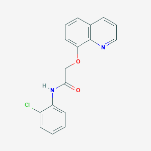 Acetamide, N-(2-chlorophenyl)-2-(8-quinolinyloxy)-