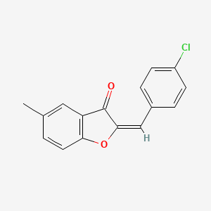 (E)-2-(4-Chlorobenzylidene)-5-methylbenzofuran-3(2H)-one