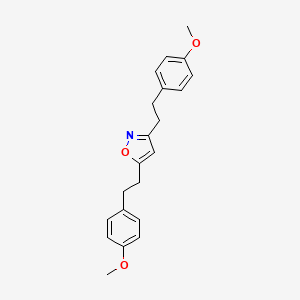 3,5-Bis(4-methoxyphenethyl)isoxazole