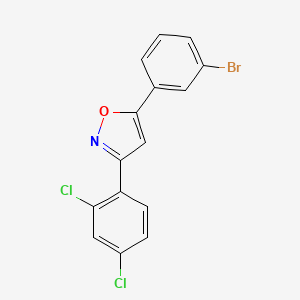 Isoxazole, 5-(3-bromophenyl)-3-(2,4-dichlorophenyl)-