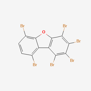 1,2,3,4,6,9-Hexabromo-dibenzofuran