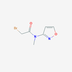 2-Bromo-N-methyl-N-(1,2-oxazol-3-yl)acetamide