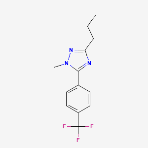 1-Methyl-3-propyl-5-(4-(trifluoromethyl)phenyl)-1H-1,2,4-triazole