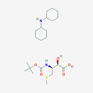 Dicyclohexylamine (2R,3S)-3-((tert-butoxycarbonyl)amino)-2-hydroxy-4-(methylthio)butanoate