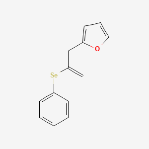 2-[2-(Phenylselanyl)prop-2-en-1-yl]furan