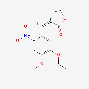 3-(4,5-diethoxy-2-nitrobenzylidene)dihydrofuran-2(3H)-one