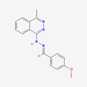 1-(2-(4-Methoxybenzylidene)hydrazinyl)-4-methylphthalazine