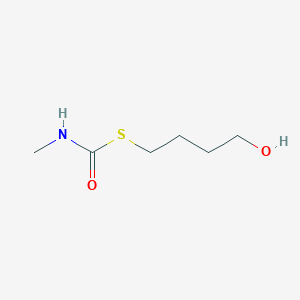 Carbamothioic acid, methyl-, S-(4-hydroxybutyl) ester