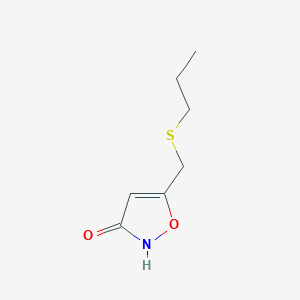 5-((propylthio)methyl)isoxazol-3(2H)-one