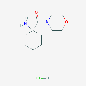 1-(Morpholin-4-ylcarbonyl)cyclohexan-1-amine hydrochloride