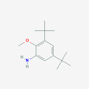 molecular formula C15H25NO B1521227 3,5-二叔丁基-2-甲氧基苯胺 CAS No. 893397-17-6