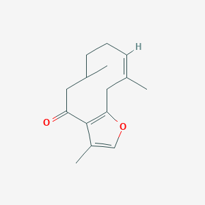 (9Z)-3,6,10-trimethyl-6,7,8,11-tetrahydro-5H-cyclodeca[b]furan-4-one