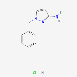 molecular formula C10H12ClN3 B1521232 1-benzyl-1H-pyrazol-3-amine hydrochloride CAS No. 1181458-27-4