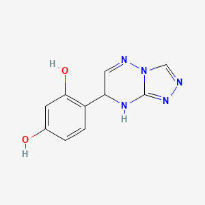 4-(1,7-Dihydro-[1,2,4]triazolo[4,3-b][1,2,4]triazin-7-yl)benzene-1,3-diol