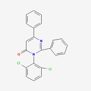 3-(2,6-Dichlorophenyl)-2,6-diphenylpyrimidin-4(3H)-one