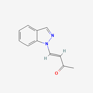 4-(1H-Indazol-1-yl)but-3-en-2-one