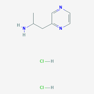 1-(Pyrazin-2-yl)propan-2-amine dihydrochloride