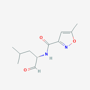 (S)-5-Methyl-N-(4-methyl-1-oxopentan-2-yl)isoxazole-3-carboxamide