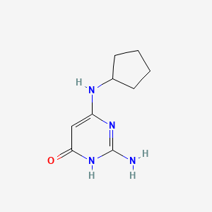 2-amino-6-(cyclopentylamino)-1H-pyrimidin-4-one