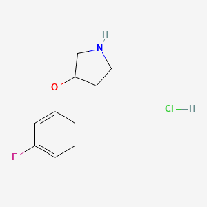 3-(3-Fluorophenoxy)pyrrolidine hydrochloride