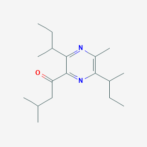 1-Butanone, 3-methyl-1-[5-methyl-3,6-bis(1-methylpropyl)pyrazinyl]-