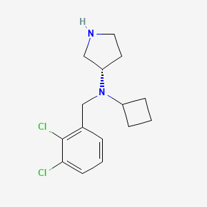 (3S)-N-cyclobutyl-N-[(2,3-dichlorophenyl)methyl]pyrrolidin-3-amine