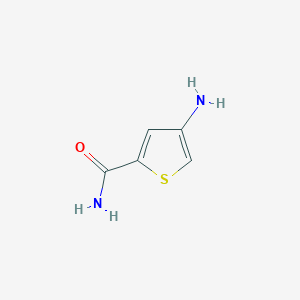 molecular formula C5H6N2OS B1521247 4-氨基噻吩-2-甲酰胺 CAS No. 784124-87-4