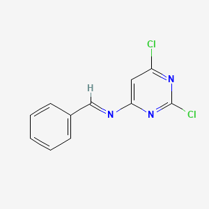 N-Benzylidene-2,6-dichloropyrimidin-4-amine