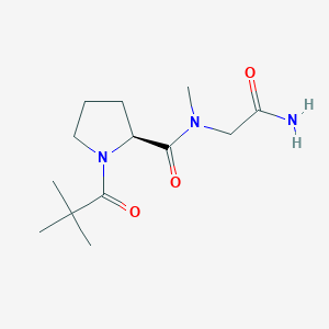 (S)-N-(2-Amino-2-oxoethyl)-N-methyl-1-pivaloylpyrrolidine-2-carboxamide