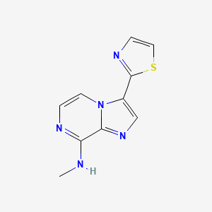 Imidazo[1,2-a]pyrazin-8-amine, N-methyl-3-(2-thiazolyl)-